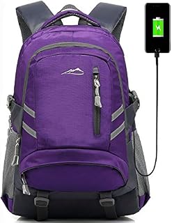 Backpack Bookbag for School College Student Sturdy Travel Business Laptop Compartment with USB