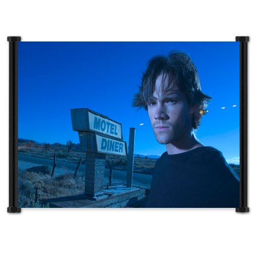 Supernatural TV Show Jared Padalecki Fabric Wall Scroll Poster (24"x16") Inches