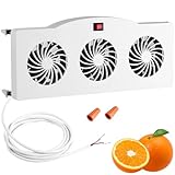 Makevivi 12V RV Refrigerator Fan, RV Fridge Fan for Efficient Air Circulation, Runs Quietly, Prevents Ice Buildup, Maintains Food Freshness