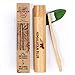 Himalayan Blue Kids Natural Biodegradable Bamboo Toothbrush and Travel Holder Case Organic - Soft Bristles for Toddler and Children - Gift E-book -Camping, mountain, school, travel, sports, activities