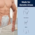 No Hair Crew Intimate/Private At Home Hair Removal Cream for Men - Painless, Flawless, Soothing Depilatory for Manscaping Unwanted Coarse Male Body Hair, 100ml (2 Pack) - Image 3