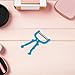 Healifty Epilator Facial Hair Remover Spring Upper Lip Chin Cheeks Neck Stainless Steel Hair Threader Tool for Women 2pcs Blue