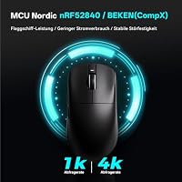 ATK VXE Dragonfly R1 SE+ kabellose Gaming-Maus, 55 g leicht, PAW3395 SE-Sensor, einstellbare DPI, 2k Polling, 70 Stunden Akkulaufzeit, Tri-Mode 2,4 G/Bluetooth/kabelgebunden – Ansicht 8