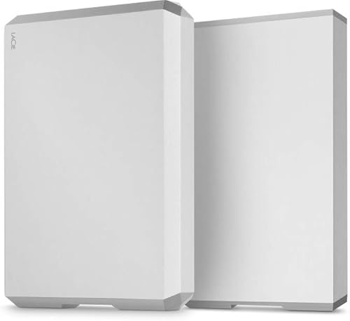 Miniatura 2 de LaCie Unidad móvil, 5 TB, disco duro externo HDD  Moon Silver, USB-C USB 3.0, con servicios de rescate (STHG5000400)