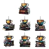 Klassische Eleganz Papst 2D Flach Acryl Garten Dekoration Anhänger Buch Ornamente Männer für...