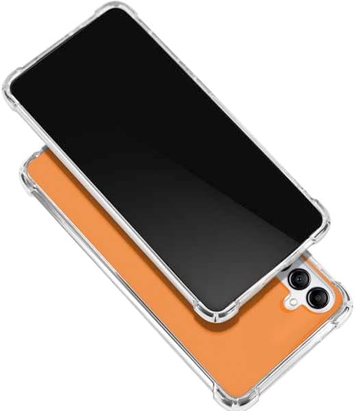 Skinit Clear Phone Case Compatible with Galaxy A15 5G - Orange Design