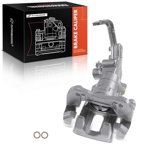 A-Premium Disc Brake Caliper Assembly with Bracket Compatible with Select Honda Models - Accord 1991 1992 1993 1994 1995 1996 1997 - Rear Left Driver Side by A-Premium - Used condition - US$37.29