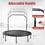 Rebounder Trampoline for Adults, 40"/50" Foldable Spring Fitness Trampoline - 450 lbs Capacity, Quiet & Stable Indoor/Outdoor Exercise Equipment for Cardio Workout - Image 5