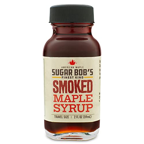 Sugar Bob's Finest Kind - Smoked Maple Syrup - Travel Size - 2 Oz #TOP2