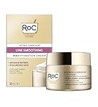 ROC - Retinol Correxion Line Smoothing Max Daily Hydration - Intensive Anti-Wrinkle & Anti-Aging Moisturiser - 48-Hour Moisture - Hyaluronic Acid & Pure ROC Retinol - 50 ml