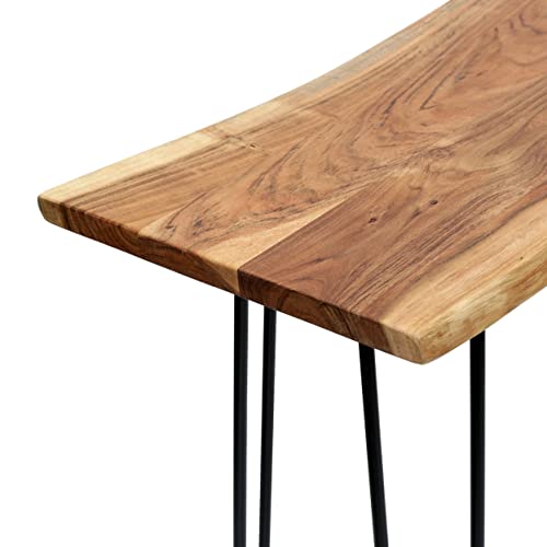 Christopher Knight Home Acacia Wood Industrial Console Table #TOP25