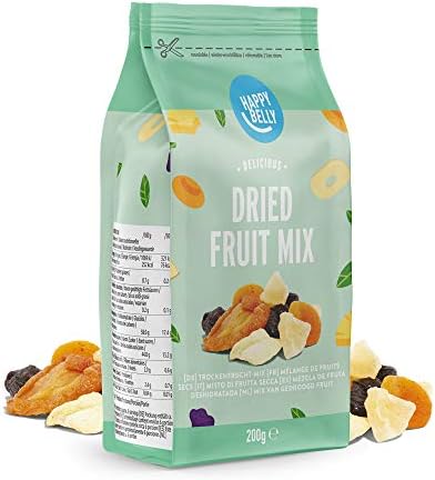 Amazon Brand - Happy Belly Dried Fruit Mix, 7x200 g