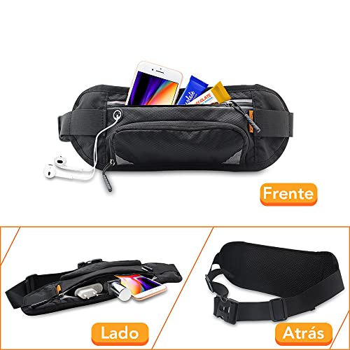 Pochete Esportiva, Bolsa de Cinto Multifuncional, Cinto Guarda Volumes Reflexivo, a Prova D’água, Un