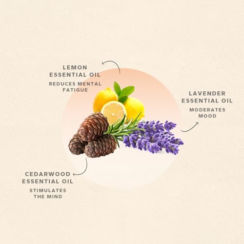 Image of Arezou Essential oil blend Gift Set - 100% Natural Aromatherapy blend for Sleep, Mood Upliftment & Relaxation | Soothing 3-Piece Wellness Kit for Men & Women | Gift for Office & Home