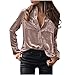 Long Sleeve Shirts for Women Long Sleeve Shirts for Women Fall Fashion 2025 Plus Size Dressy Button Down Velvet Tops Vintage Holiday Blouse Jacket
