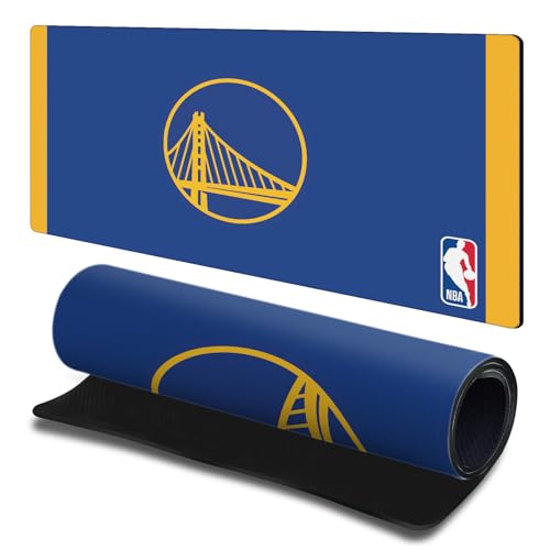 Head Case Designs Officially Licensed NBA Blue Design Golden State Warriors Logo 23.62 x 11.81 x 0.12 inches (600 x 300 mm) - L Gaming Office Desk PC Keyboard Mouse Mat Pad