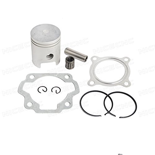 NICECNC 47mm Piston Ring Kit Gasket Wrist Pin Bearing Set for Dirt Bike YAMAHA PW80 1985-2006
