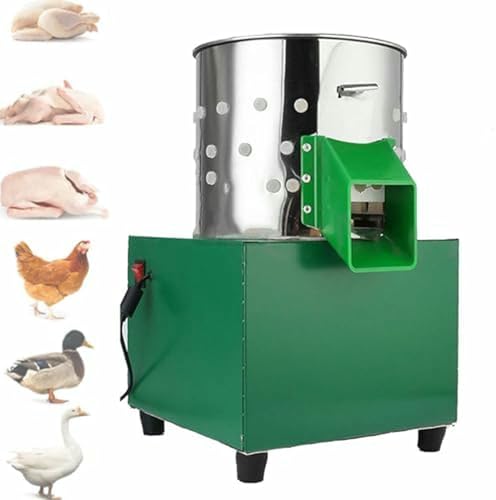 Peladora de pollos en acero inoxidable con motor de alta potencia 2