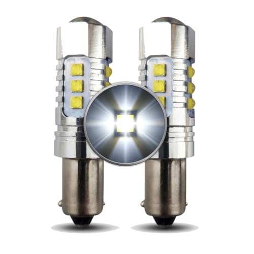 Image of MCK Auto H6W BAX9S 80W CREE High Power LED Canbus Bulbs Sidelight White Very Bright and Without Errors Compatible with F30 F31 F34 - EB3R5 – 2 Bulbs - Transform Your Ride