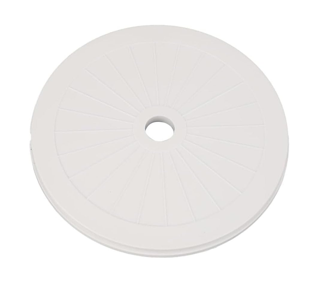 LATRAT 1 couvercle de skimmer de piscine, robuste et facile à installer, couvercle rond en plastique pour skimmer de piscine