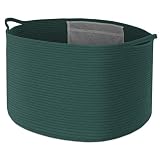 Woven Rope Basket for Blankets, Extra Large Laundry Basket, Maliton Baby and Pet Toy Basket, Towel B