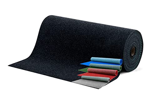 MadeInNature Moquette d'extérieur ou d’intérieur, Dimensions et Couleurs au Choix, Tapis Type Gazon Artificiel - pour Jardin, terrasse, Balcon, revêtement de Sol Outdoor (200 x 200 cm, Anthracite)