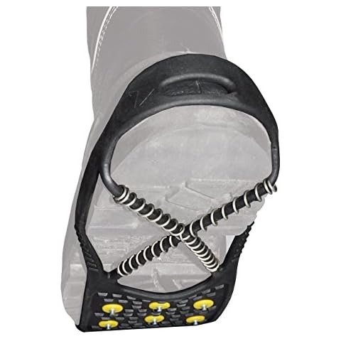 Glasdon Ice Grips - Anti-Slip Ice & Snow Grips for Shoes or Boots - Ice Cleats available in Large or X-Large - Overshoe Winter Safety Traction Device - Shoe Grips for Ice & Snow (Large) Cover