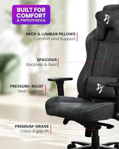 Vernazza Soft Fabric - Dark Grey - Sedia gaming - Immagine 3