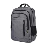Travel Blue Vanguard Executive Laptop-Rucksack für Berufstätige – Damen & Herren 25L Laptop Backpack ergonomischer Business-Rucksack mit gepolstertem Laptopfach, erweiterbarem Design (Grey)