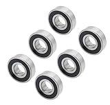 6204-2rs Double Rubber Seal Bearing 20x47x14mm Deep Groove Ball Bearing Pre-Lubricated, for Craftsman Poulan...