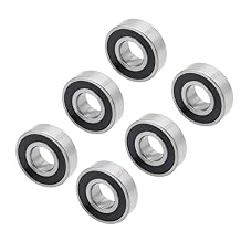 6204-2rs ختم مطاطي مزدوج 20x47x14mm محمل كروي عميق مشحم مسبقًا ، للحرفي بولان هوسفارنا 129895،738220419 ، Mtd Cub Cadet 741-0919 ، Toro 251-297 ، Ariens 5412