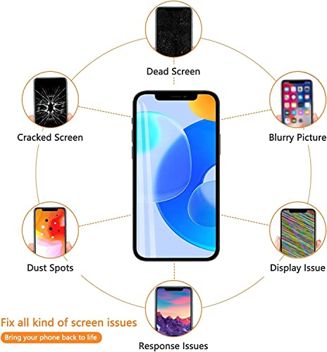 Iphone 13 Screen Replacement Kit, Lcd Cellular Glass Display Repair Digitizer 6.1 Inch Touch Screen With Repair Kit + Screen Protector #TOP4