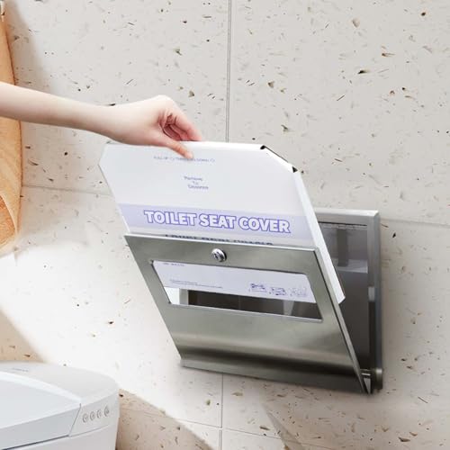 image for KISEER 4 Pack (1000 Pieces) Disposable Toilet Seat Covers Flushable Pa