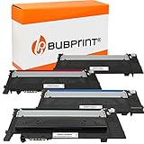 Bubprint Kompatibel 4 Toner als Ersatz für Samsung CLT-P406C für CLP-360 CLP-365 CLP-365W CLX-3300 CLX-3305 CLX-3305FN CLX-3305FW CLX-3305W Xpress C410W C460 C460FW C460W Set