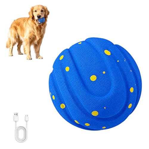 Balle interactive chien bleu : jouet d'occupation autonome et rechargeable - 2