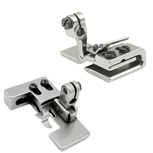 2 Piezas Pie de Prensatelas Ajustable para Máquina Overlock