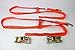 2 pk Orange TECNIC Wheel Lift Straps, Finger Hook Ratchet, Jerr-Dan MPL Element