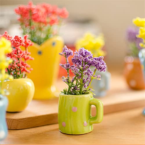 Imanes decorativos para refrigerador planta 3D 6 unidades miniatura 6