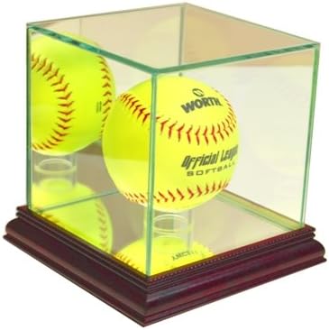 Perfect Cases SFBL-C Softball Display Case, Cherry