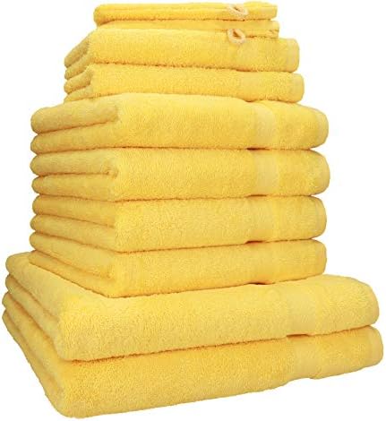 Betz Zestaw ręczników frotte, 10 sztuk, 2 x ręczniki do leżenia, 4 x ręczniki do rąk, 2 x ręczniki dla gości, 2 x rękawice do mycia, antracyt