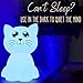Calm Collective Calming Cat Breathing Trainer Light for Calming Stress, Anxiety Relief Items for ADHD, Mindfulness Meditation Tools, Great Self Care and Mental Health Gifts
