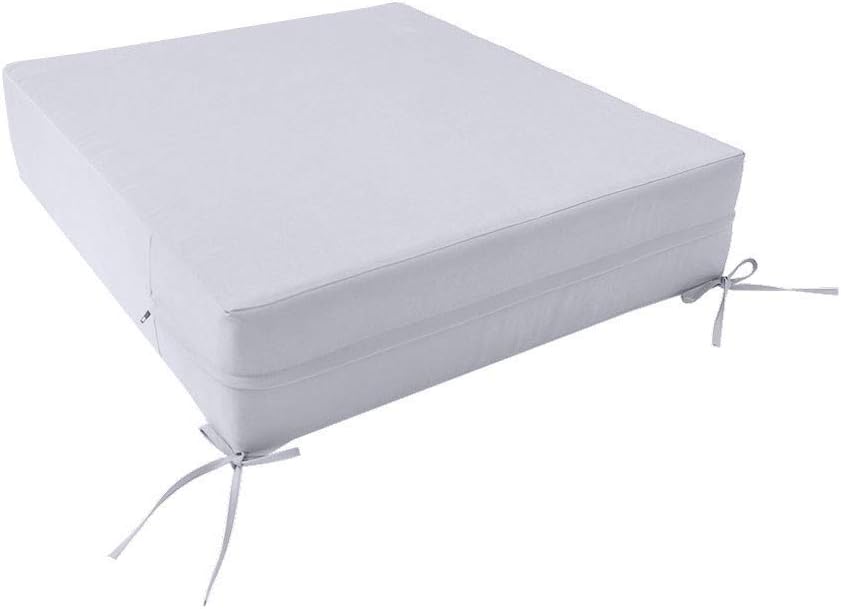 Prolinemax |Cover ONLY| Knife Edge Outdoor Deep Seat Cushion 23x24x6, Water Repellent, Patio Furniture Patio Cushion Slipcovers Replacement Seat Cushion Covers AD105