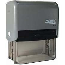 Xstamper Classix P14 Self-Inking 9 Line Custom Stamp