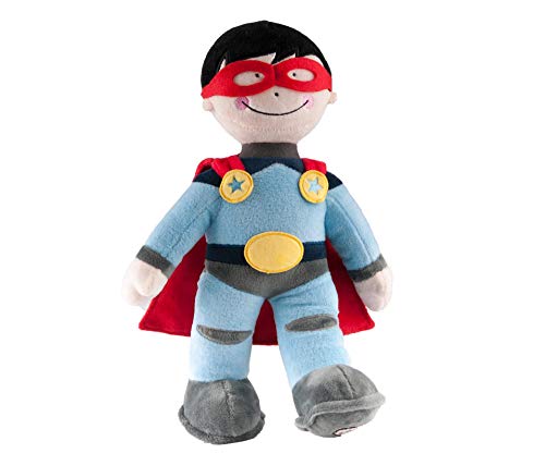 Storklings Superhero Plush 12" Height Soft Toy With A Red Cape #TOP1