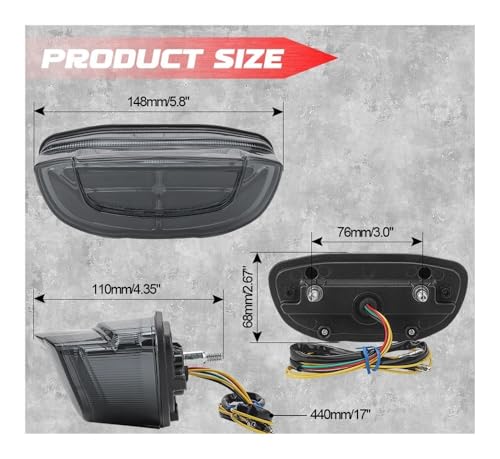 Feu arrière de frein à LED pour changer l'optique arrière de CB 650R et CBR 300R