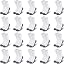 20 Pairs - White (Contrast Sole)