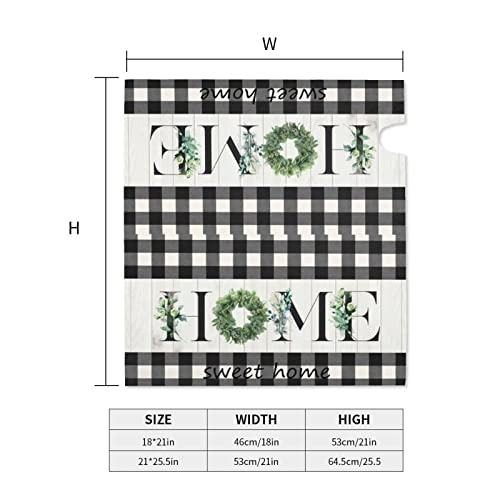 Spring Welcome Mailbox Covers Magnetic Standard Size 21X18 Inch Farmhouse Home Sweet Home Wreath Mailbox Cover Summer Mail Wraps Post Box Cover For Garden Home Decor #TOP5