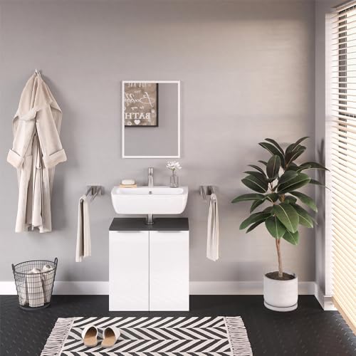 Vicco Set Mobili Bagno Bianco 2 Parti - 4