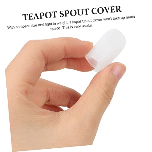 FELTECHELECTR 4Pcs Silicone Teapot Spout Covers Protective Teapot Spout Protectors Teakettle Spout Sleeves for Home Use Teapot Accessories