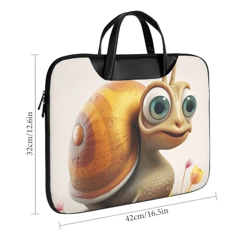 Bolsa para portátil impermeable 17 pulgadas estilo Cartoon Snail miniatura 3